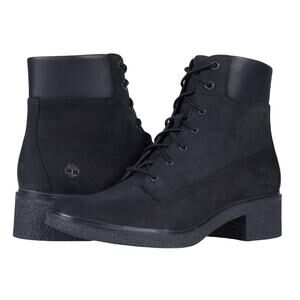 Timberland Women’s Brinda Lace-up Boots - Black Nubuck - Size: 6